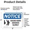Signmission Sound Horn Advance Slowly Sign With Symbol, 5 in W x Rectangle, Vinyl Decal OS-2PACK-NS-D-35-L-18370 - alternate 5